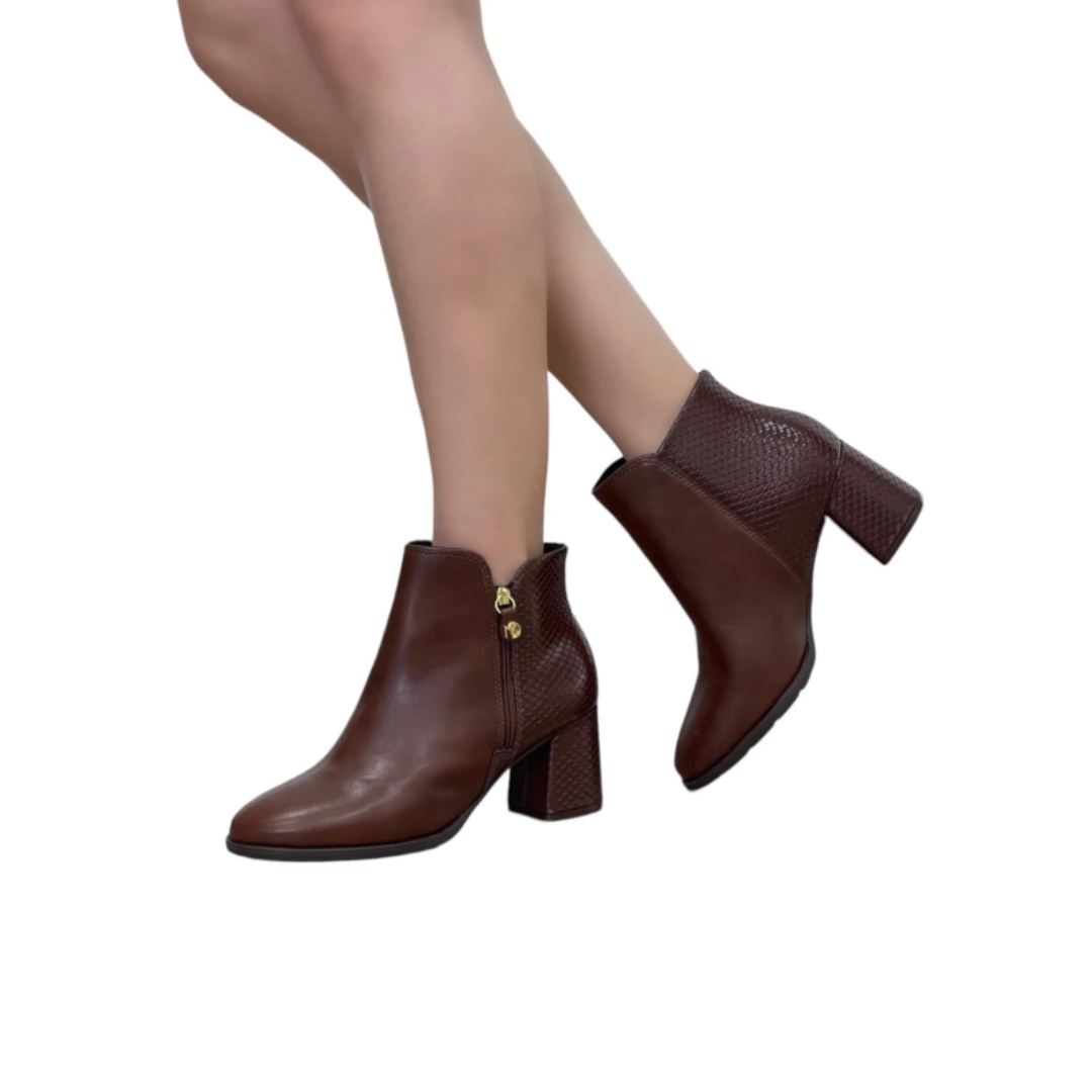 Bota Modare Ultraconforto Cano Curto Lezard