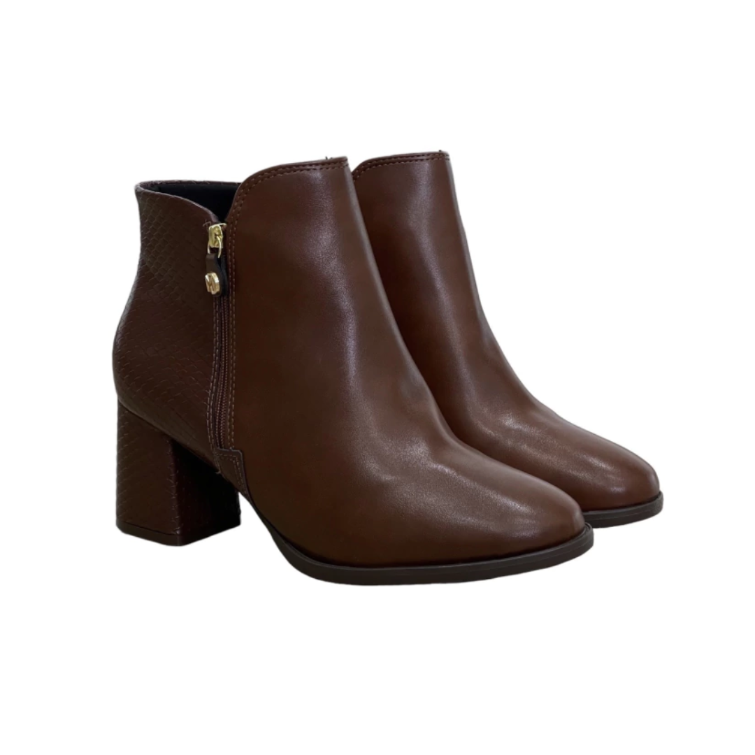 Bota Modare Ultraconforto Cano Curto Lezard