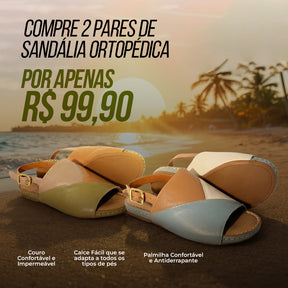 Compre 1 Leve 2 Sandália Ortopédica Soft - [PROMOÇÃO DE NATAL]