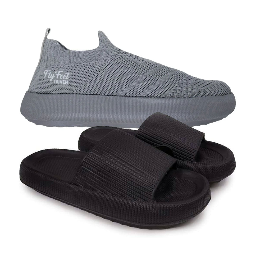 Compre 1 Leve 2 Tênis Nuvem + Chinelo Nuvem e Meia Inteligente - [Liquidação]