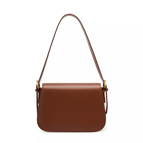 Bolsa de Ombro Crossbody Romena - Alça Curta e Ajustável | Detalhes Dourado