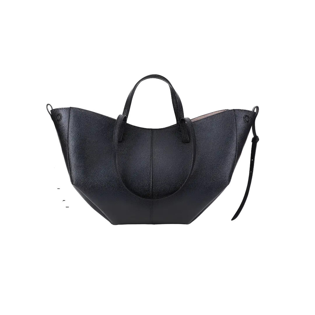 Bolsa Tote em Couro Amsterdã de Grande Capacidade - Acompanha Bolsinha